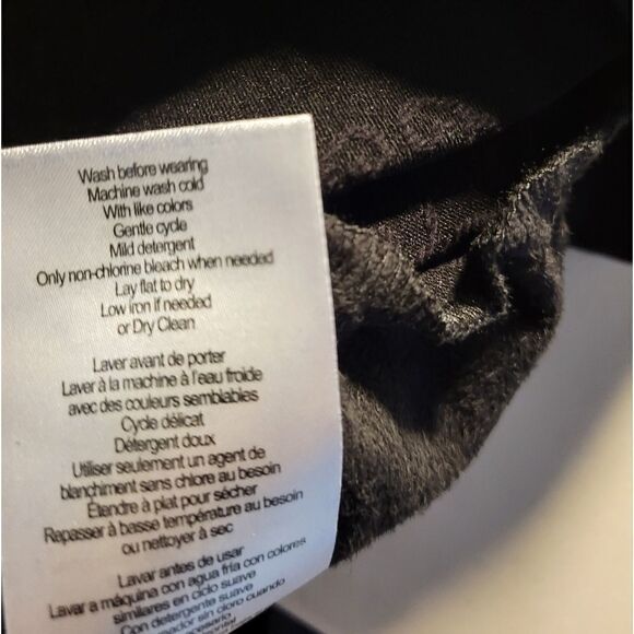 Jessica Simpson Maternity pants faux leather black front Women's XL NWT - Picture 7 of 8